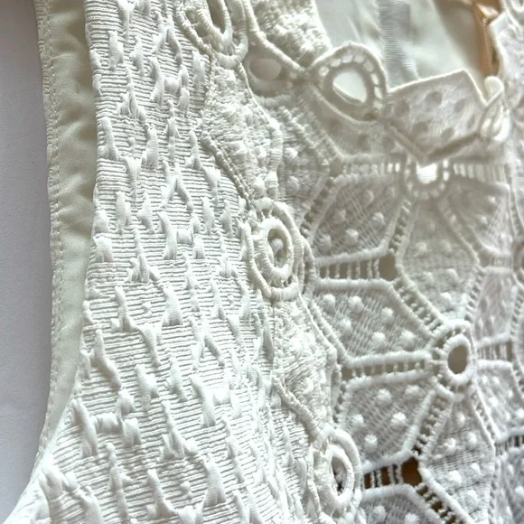 Rebecca Taylor - White Lace Top- NEW w/Tags - Picture 6 of 16
